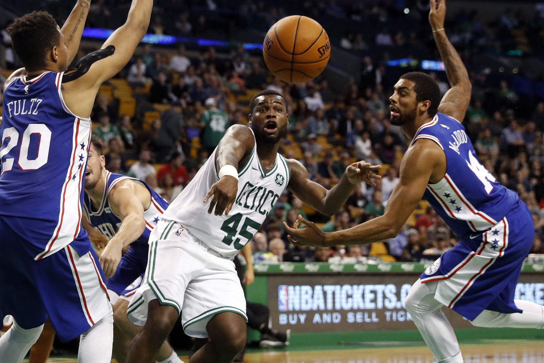 76ers Celtics Basketball (copy)